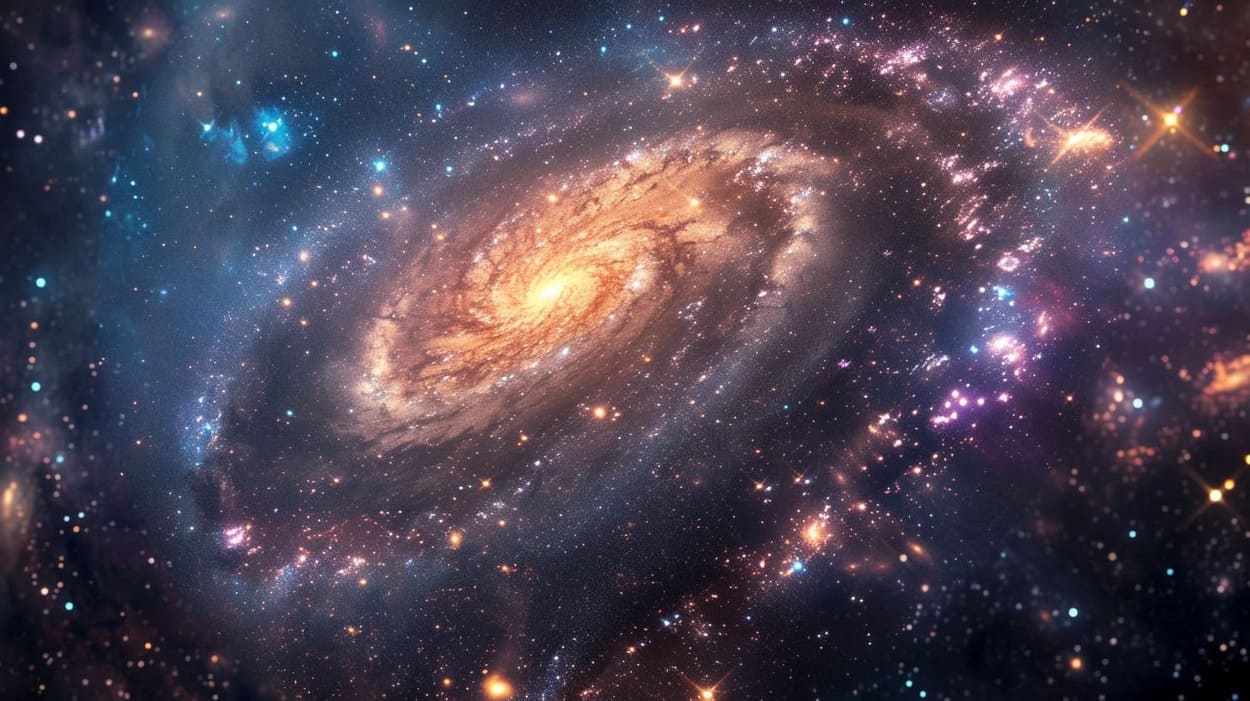  Vast galaxy illustrating divine oneness